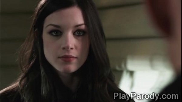 Gorgeous brunette top model gets her pussy eaten by security